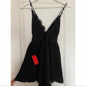 F21 Floral Lace Romper